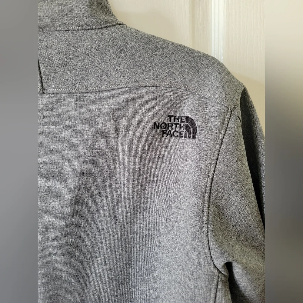 The North Face Men's Apex Bionic Softshell Windwall Jacket Gray Black Size Small